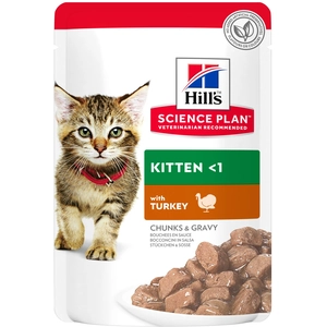 Hills 12x85g Kitten dinde Hill's Science Plan - Pâtée pour chaton pas cher