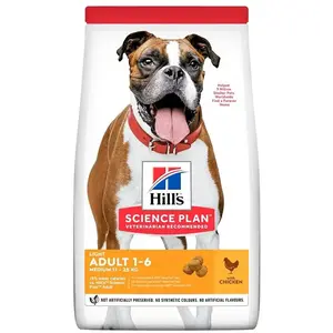 Hills Hill's Science Plan Adult 1-6 Light Medium poulet pour chien - 2,5 kg pas cher