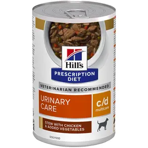 Hills Hill's Prescription Diet Canine C/D Urinary Care Aliment Humide 354g pas cher