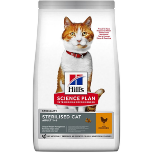 Hills Hill's Feline Sterilised Cat Young Adult Kip - Kattenvoer - 7 kg pas cher