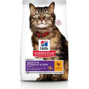 Hill's Feline Adult Sensitive Stomach & Skin Kip - Kattenvoer - 7 kg pas cher