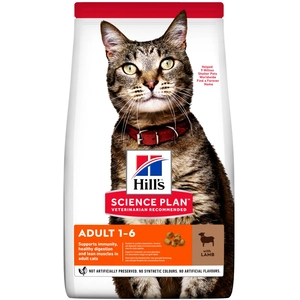 Hills 10kg Adult 1-6 Optimal Care Hill's Science Plan, agneau - Croquettes pour chat pas cher