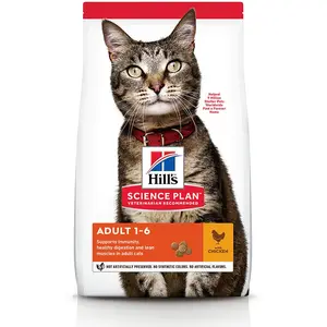 Comparateur de prix : Hill's Science Plan Feline Adult 1-6 Chicken | 10 kg