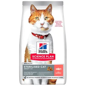 7kg Hill's Science Plan Adult Sterilised saumon pour chat pas cher