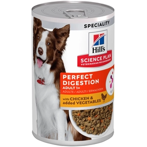 Hills 12x363g Adult Perfect Digestion poulet Hill's Science Plan - Pâtée pour chien pas cher