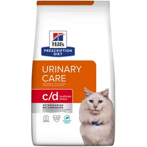 Hill's Prescription Diet c/d Multicare Stress Urinary Care poisson de mer pour chat  - 8 kgVendu parzooplus-be