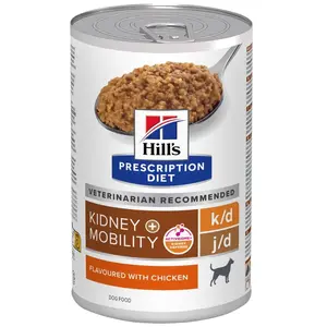 Hill's Prescription Diet k/d + Mobility poulet pour chien - 12 x 370 g pas cher