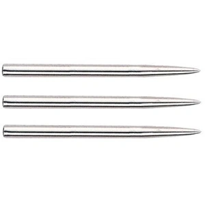 Unicorn pointe en acier poinçonnée 34,90 mm argent 3 pièces