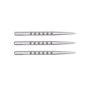 Unicorn pointe acier dartpunten 34.90 mm 6 rainures argent 3 pièces pas cher