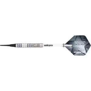 Unicorn Star Gary Anderson Soft Tip Fléchettes Homme, Silver, Size 17G
