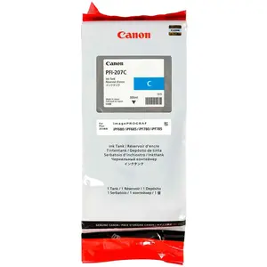 Canon PFI-207C inktcartridge cyaan standard capacity 300ml 1-pack pas cher