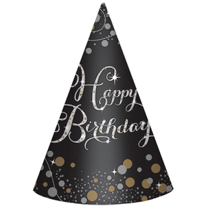 Amscan Feesthoedjes Verjaardag Happy Birthday 8 stuks pas cher