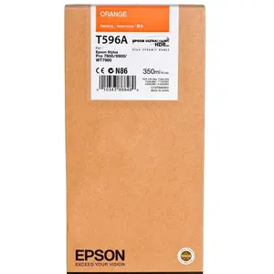 Cartouche d'encre originale Epson C13T596A00 Orange pas cher