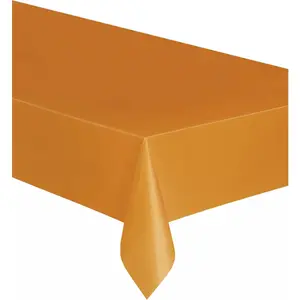 Unique Party 5097 - Nappe en Plastique Orange 2,74 m x 1,37 m pas cher