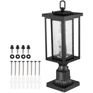 Mophorn - Lot de 2 lampadaires d'extérieur du crépuscule à l'aube, 450... pas cher