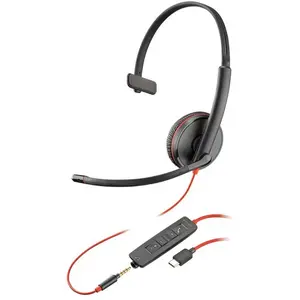 Poly Casques avec Microphone Plantronics 209746-201 Noir Rouge pas cher