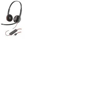 Poly Blackwire C3220 (Filaire, USB-C), Casque micro de bureau, Noir, R... pas cher