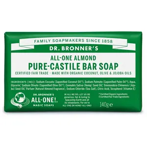 Dr.Bronner's Pure-Castile Stuk zeep 140 g pas cher