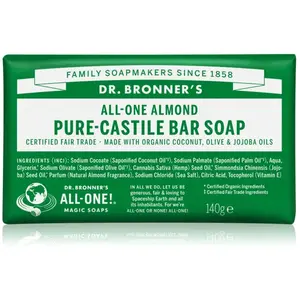 Dr. Bronner's Savon de Castille bio All-One en chanvre amande pure pas cher