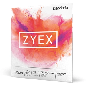 D'Addario D'addario Dz310s 4/4m - Jeu De Cordes Avec Ré En Argent Violon Zyex, Manche 4/4, Medium