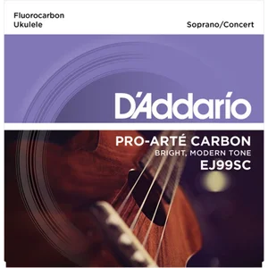 D'Addario Ukulele Strings EJ99SC Sopran Carbon - Snaren pas cher