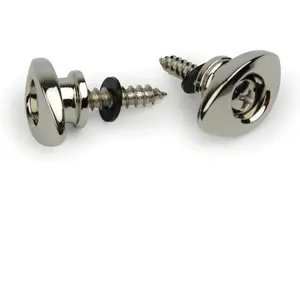 2 Attache-Courroies Planet Waves EEP 202 Elliptique Nickel pas cher
