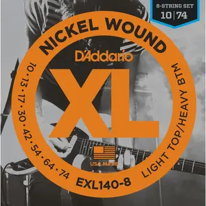 D'ADDARIO Cordes électriques CDD EXL140-8 pas cher