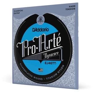 D'addario Pro Arte Dynacore EJ46TT - Tirant fort / Composite-Titanium pas cher