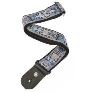 D'Addario 50A05 - Sangle de guitare tissée, Tiki pas cher