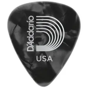 D'Addario Planet Waves 1CBKP7-25 Pack de 25 Médiators Extra-Heavy Noir