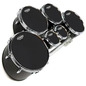 Comparateur de prix : Evans TT06MXB - Peau ténor pour fanfare noire MX, 6 pouces