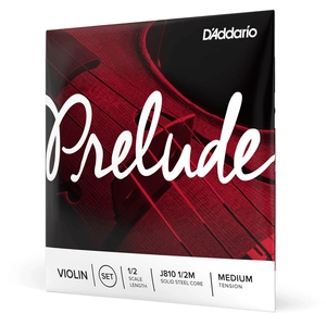 Comparateur de prix : D'Addario J810 1/2M - Jeu de cordes violon Prelude, manche 1/2, Medium