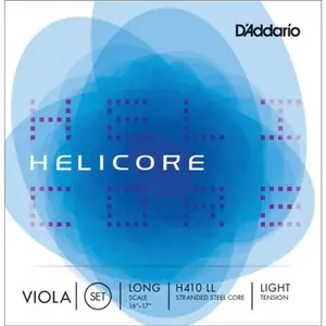 Comparateur de prix : Daddario D'Addario H410 LL - Jeu de cordes alto Helicore, Long Scale, Light