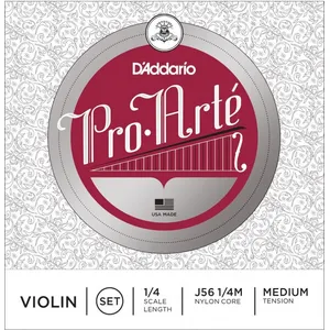 D'Addario J56 1/4M - Jeu de cordes violon Pro-Arte, manche 1/4, MediumVendu paramazon