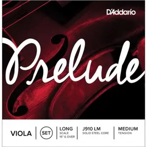 D'Addario J910 LM - Jeu de cordes alto Prelude, Long Scale, Medium pas cher