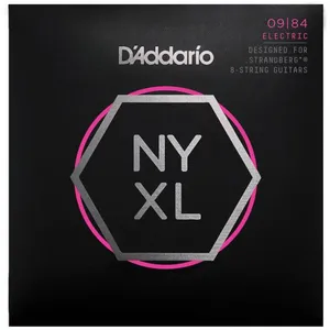 Daddario D'Addario NYXL0984, filet nickel, Super Light, 09-84 - Jeu gu... pas cher