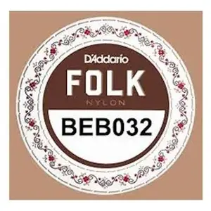 Comparateur de prix : D'Addario BEB032 - Corde au détail guitare folk Nylon Si réassort du j...