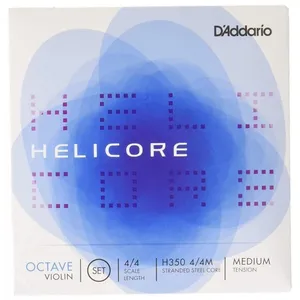 Comparateur de prix : D'Addario H350 4/4M - Jeu de cordes violon 4/4 Helicore Octave, Medium