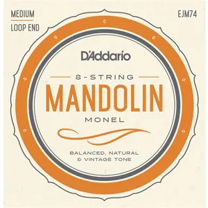 Comparateur de prix : D'Addario D'addario Ejm74 Monel Medium, 11-40 - Jeu De Cordes Mandoline