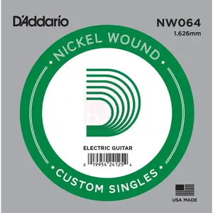 D'Addario Daddario Nw064 Corde .064 Pour Guitare Électrique & Folk pas cher