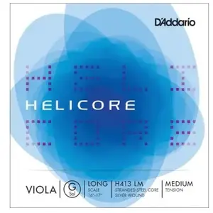 Comparateur de prix : D'Addario H413 LM - Corde seule (Sol) alto Helicore, Long Scale, Mediu...