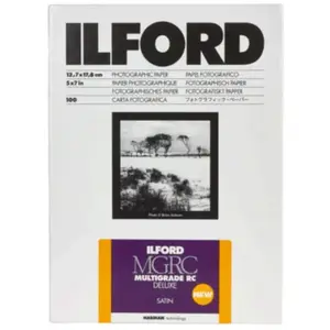 Ilford papier multigrade RC Deluxe satin 24 x 30,5 cm - 10 feuilles pas cher