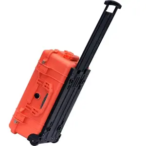 Peli 1510 Beschermkoffer Handbagage Oranje met Foam pas cher