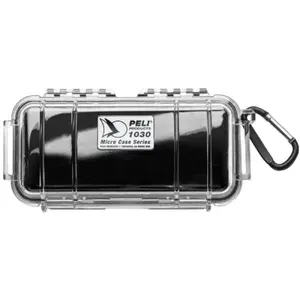 Peli 1030 Micro Beschermkoffer Zwart/Transparant pas cher