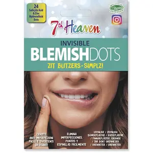 7th Heaven - Onzichtbare Hydrocolloïde Patches 24 stuks - anti blemish dots - 24x patch met salicylzuur en zink tegen puistjes pas cher