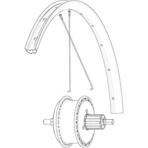 Mavic Jante De Route Rear Ebm Allroad 650 B pas cher
