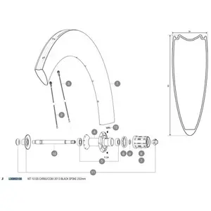 Mavic Rayon Cxr Ultimate 80 T 2013 Rear 10 Unités pas cher