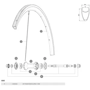 Mavic Jante Elipse 11 pas cher