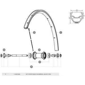 Mavic Jante Crossride Ub 11 pas cher