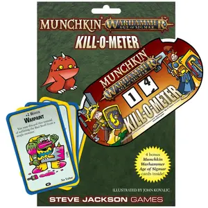 Munchkin Warhammer Age Of Sigmar: Kill-O-Meter - Uitbreiding - Engelstalig - Life Counter - 4 Extra Cards for Munchkin Warhammer Age of Sigmar